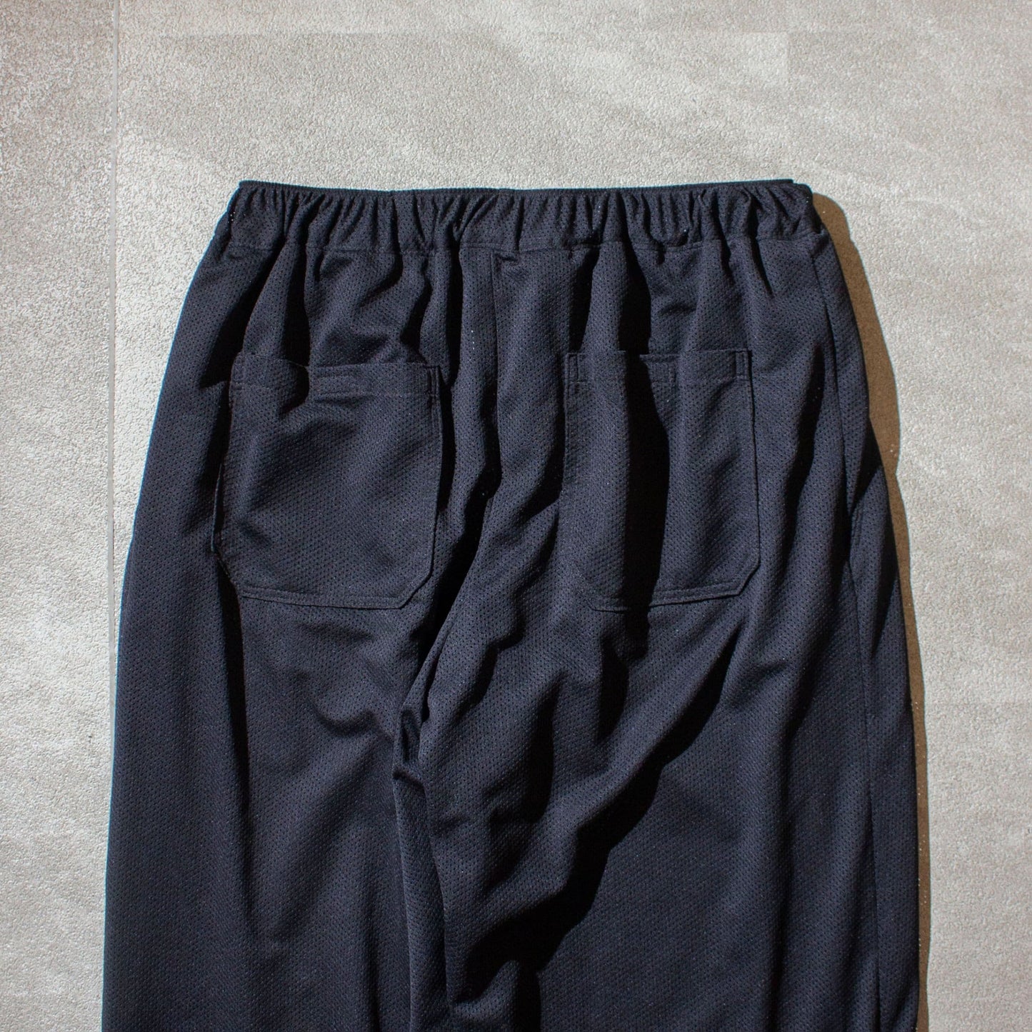 1tuck Mesh Easy Pants / Black