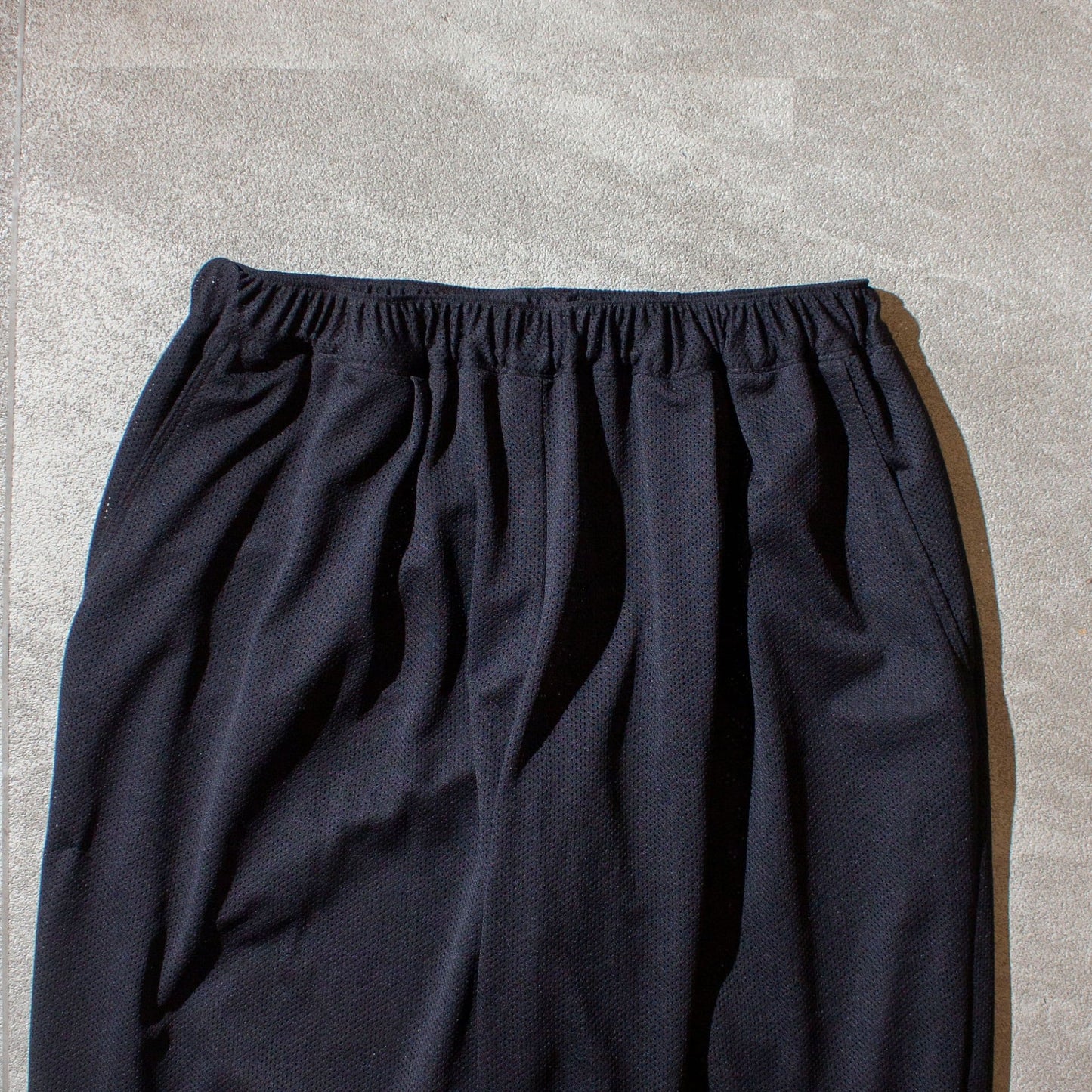 1tuck Mesh Easy Pants / Black