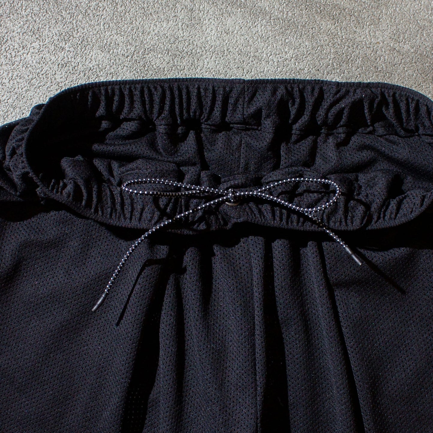 1tuck Mesh Easy Pants / Black