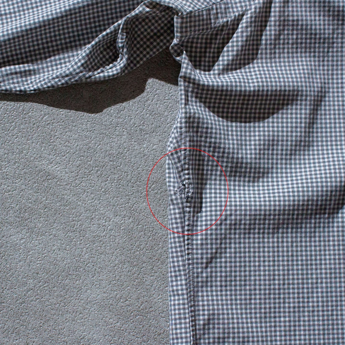 Check Big Sized Dress Shirt "CURHAM"