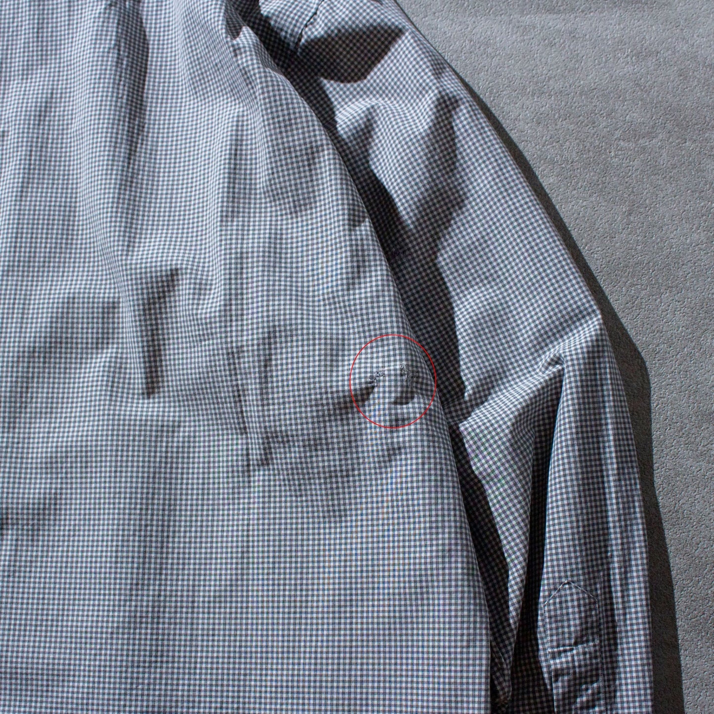 Check Big Sized Dress Shirt "CURHAM"