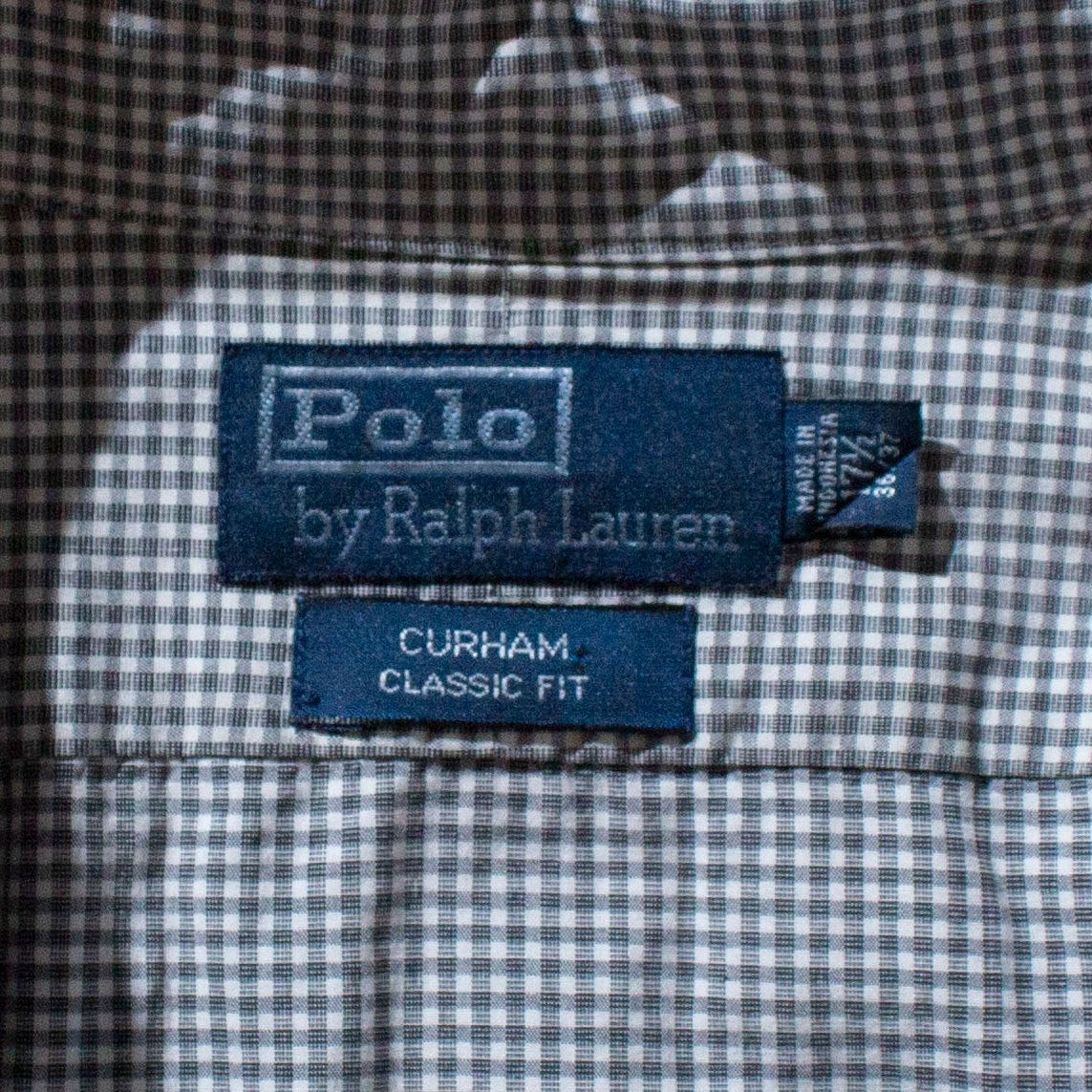 Check Big Sized Dress Shirt "CURHAM"