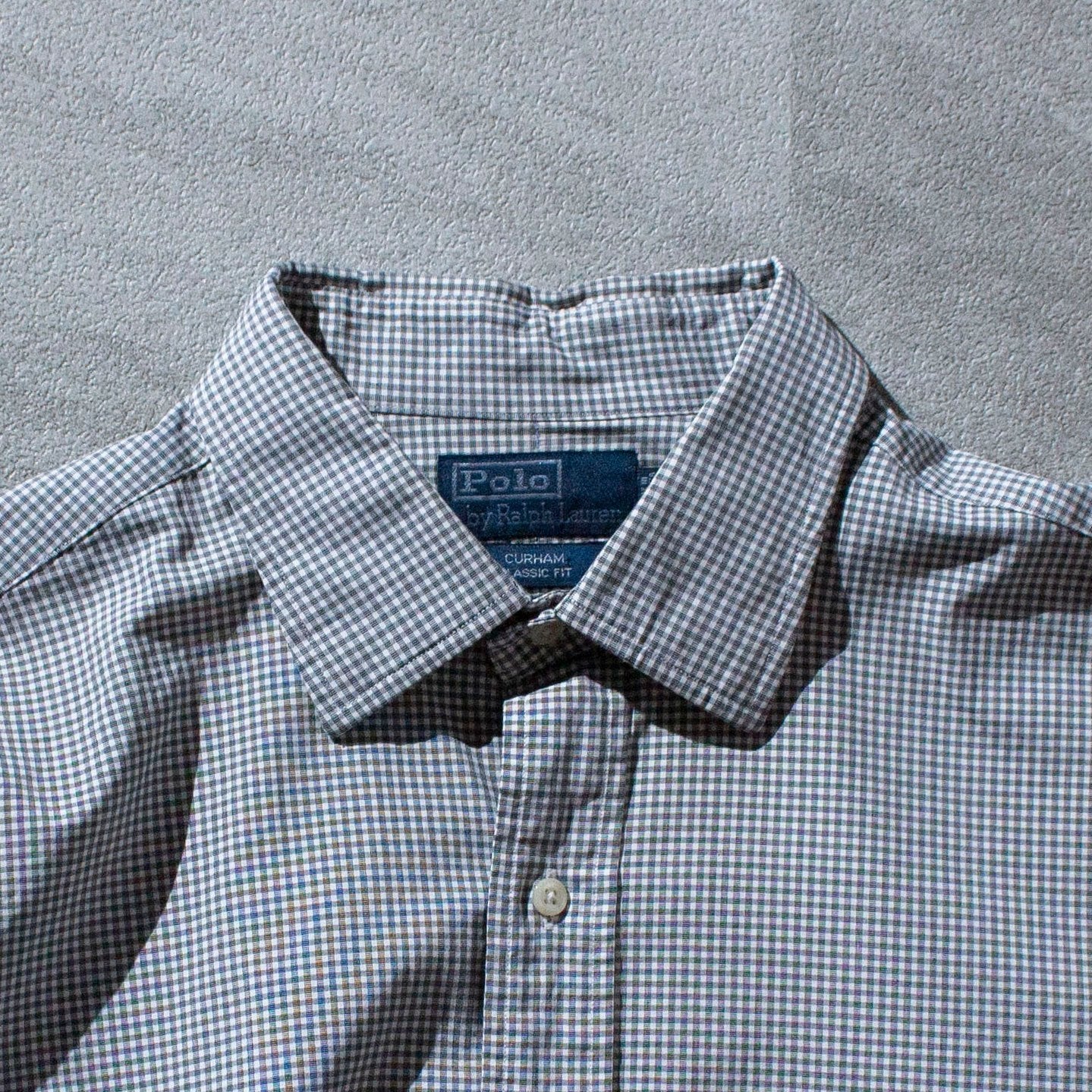 Check Big Sized Dress Shirt "CURHAM"