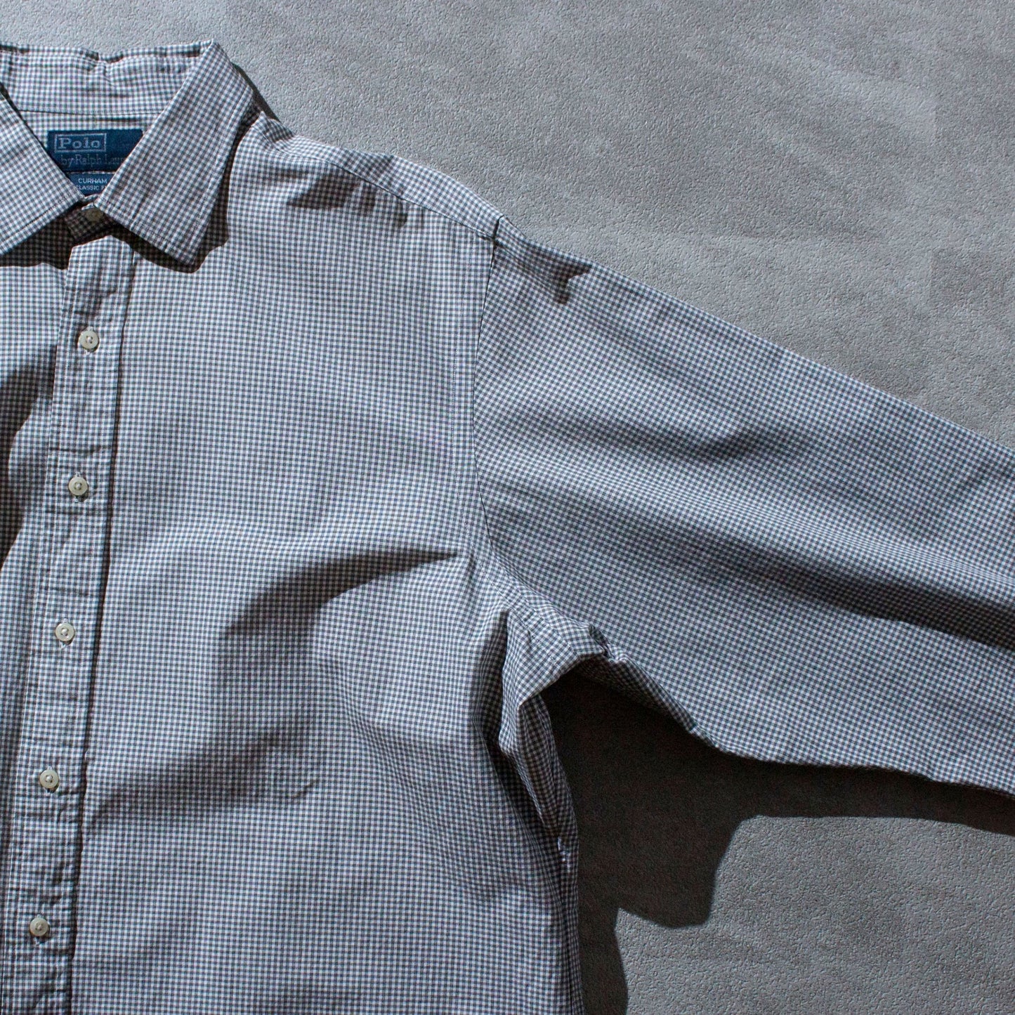 Check Big Sized Dress Shirt "CURHAM"