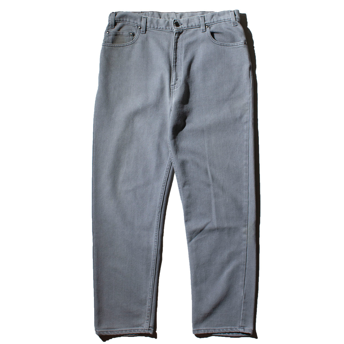 540 FLEX FIT "先染め" Gray Denim Pants Made in U.S.A.