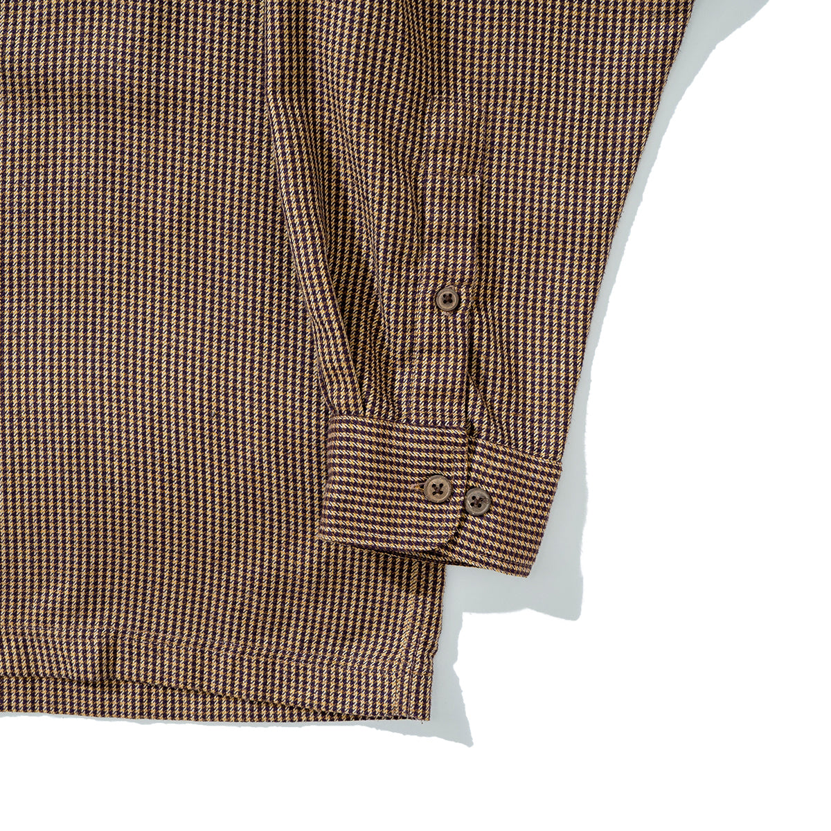 Houndstooth Open Collar shirt