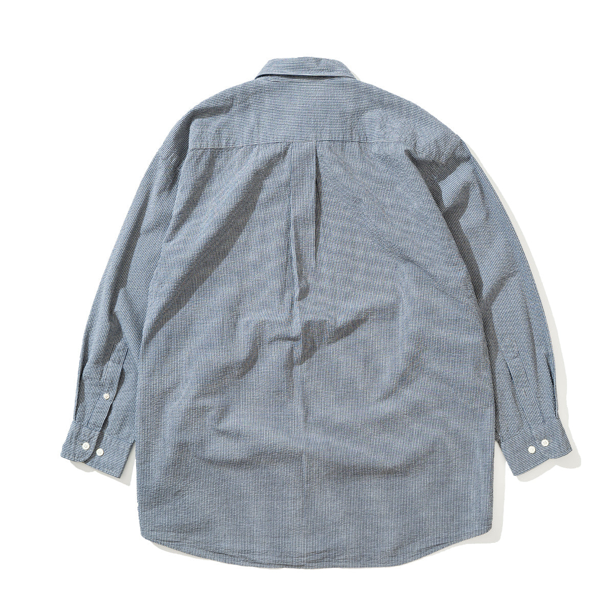Seersucker Gingham Check Shirt