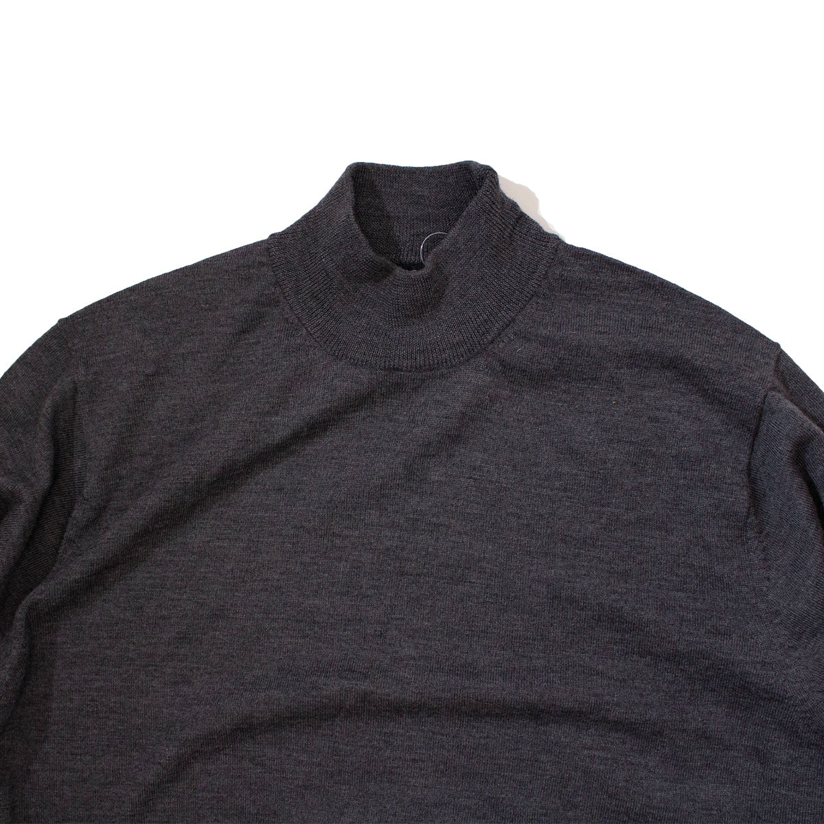 Wool mockneck sweater