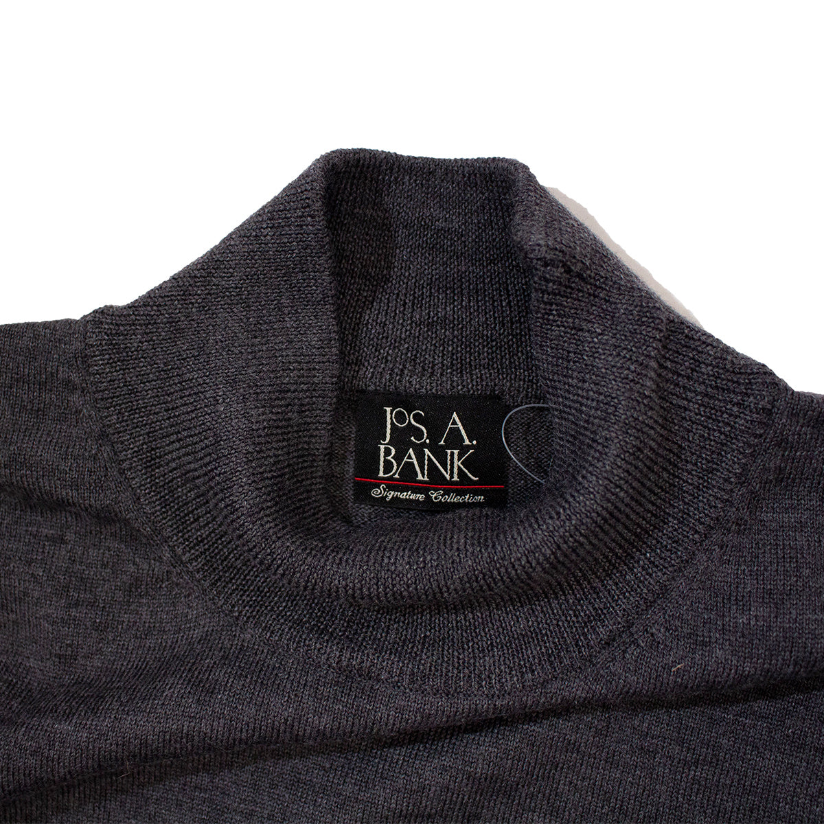 Wool mockneck sweater