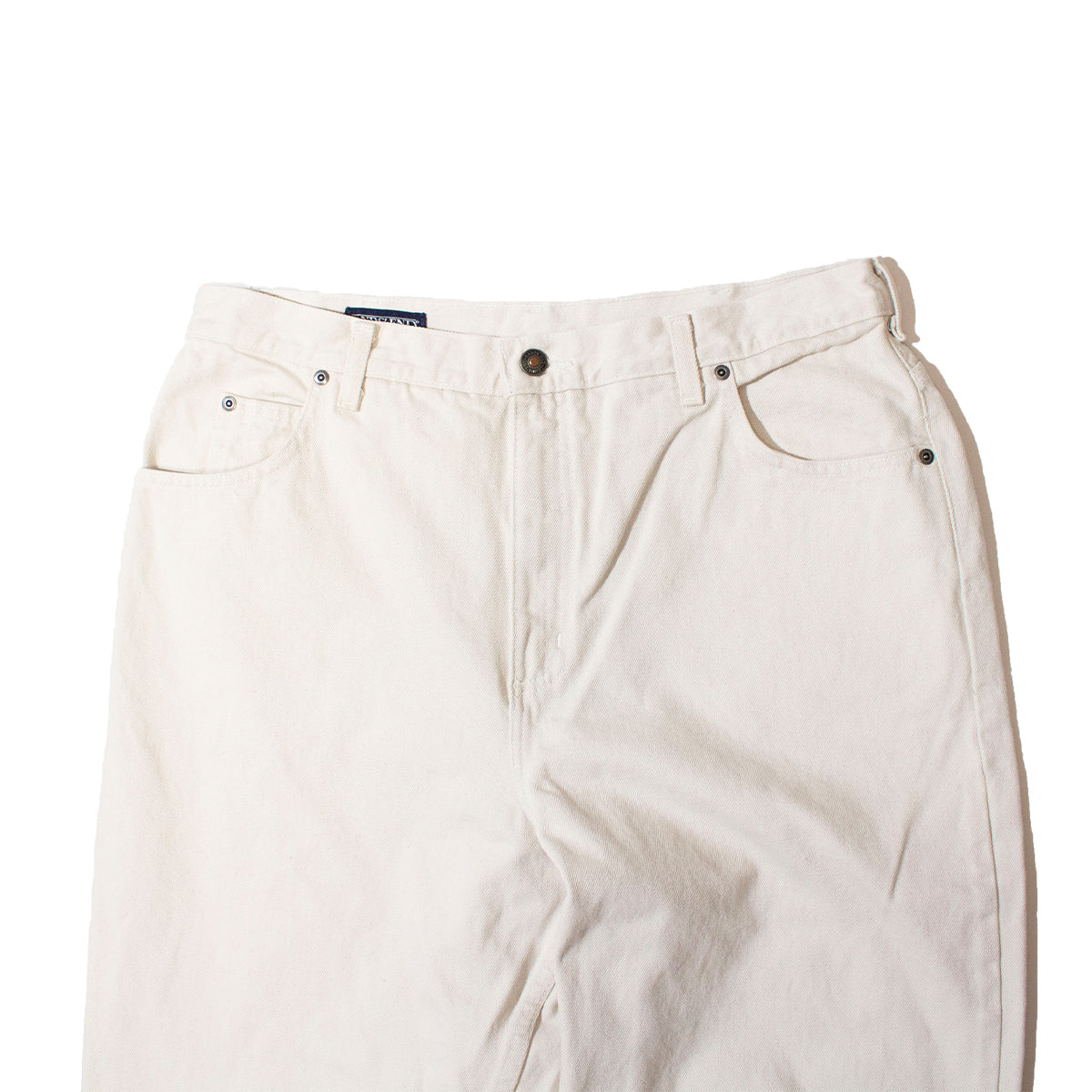 White Denim Pants