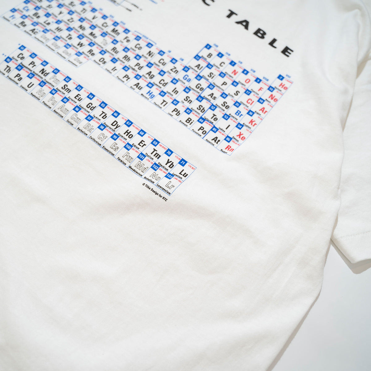 Periodic Table of the Elements Printed T-Shirt