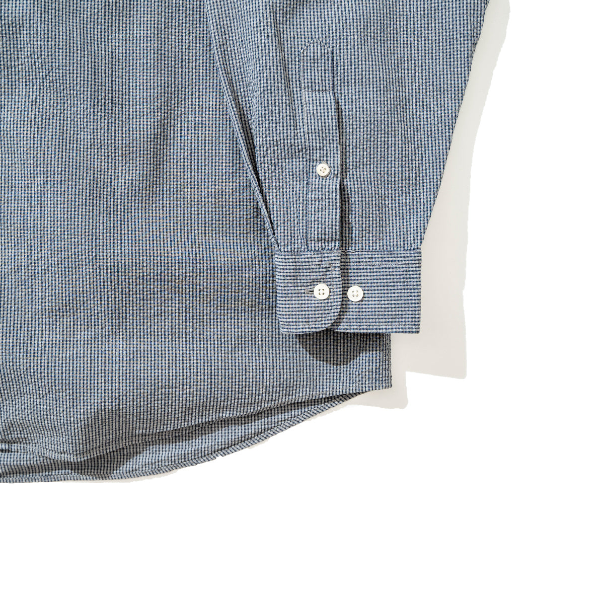 Seersucker Gingham Check Shirt
