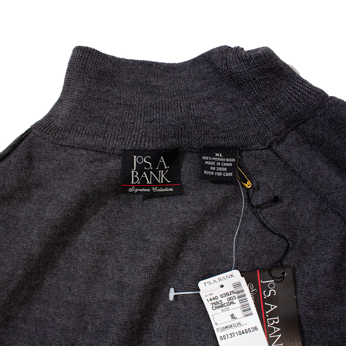 Wool mockneck sweater