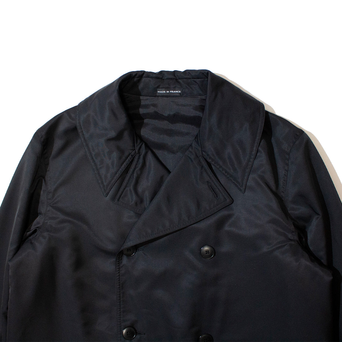 Nylon Pea Coat