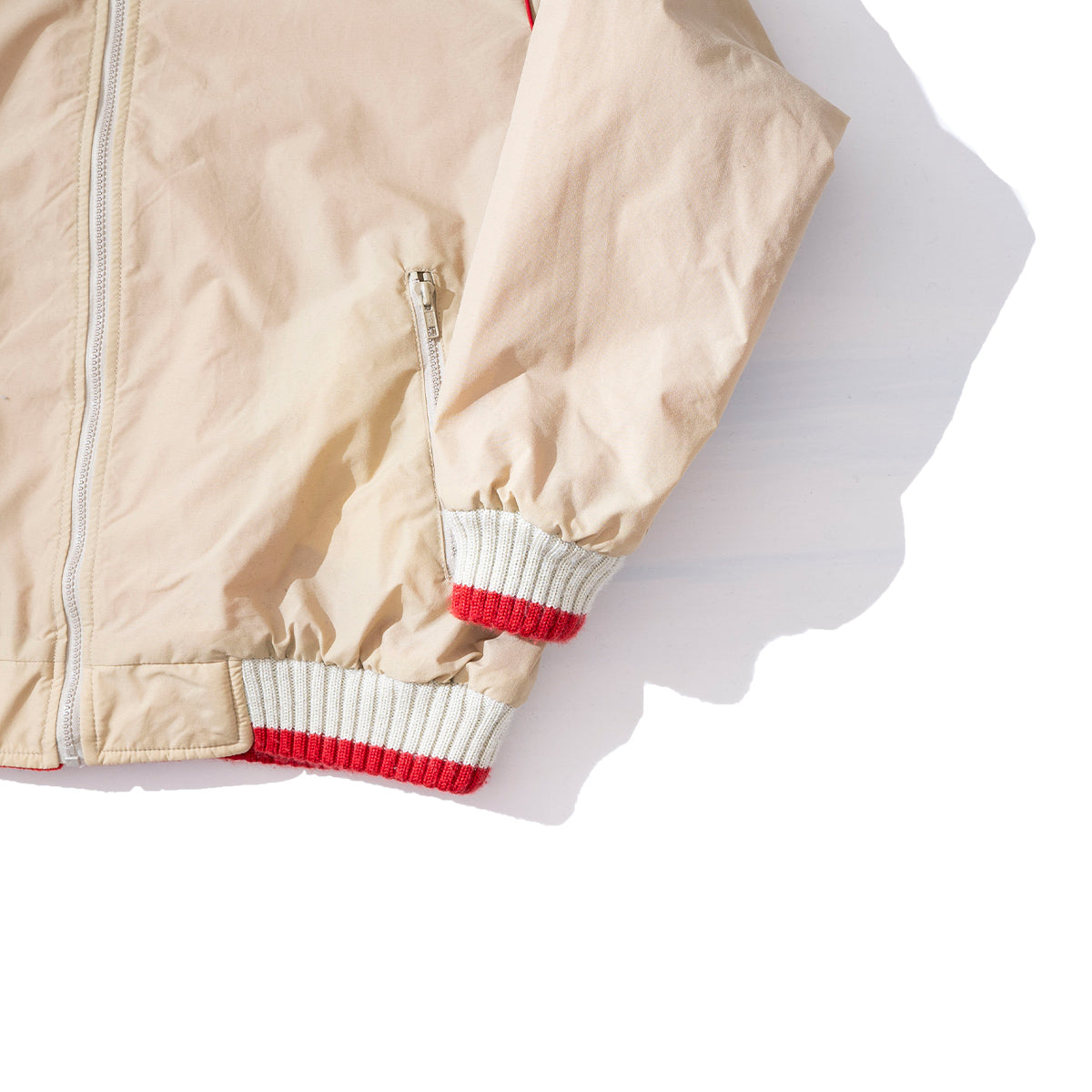 Reversible Zip Stadium Jacket