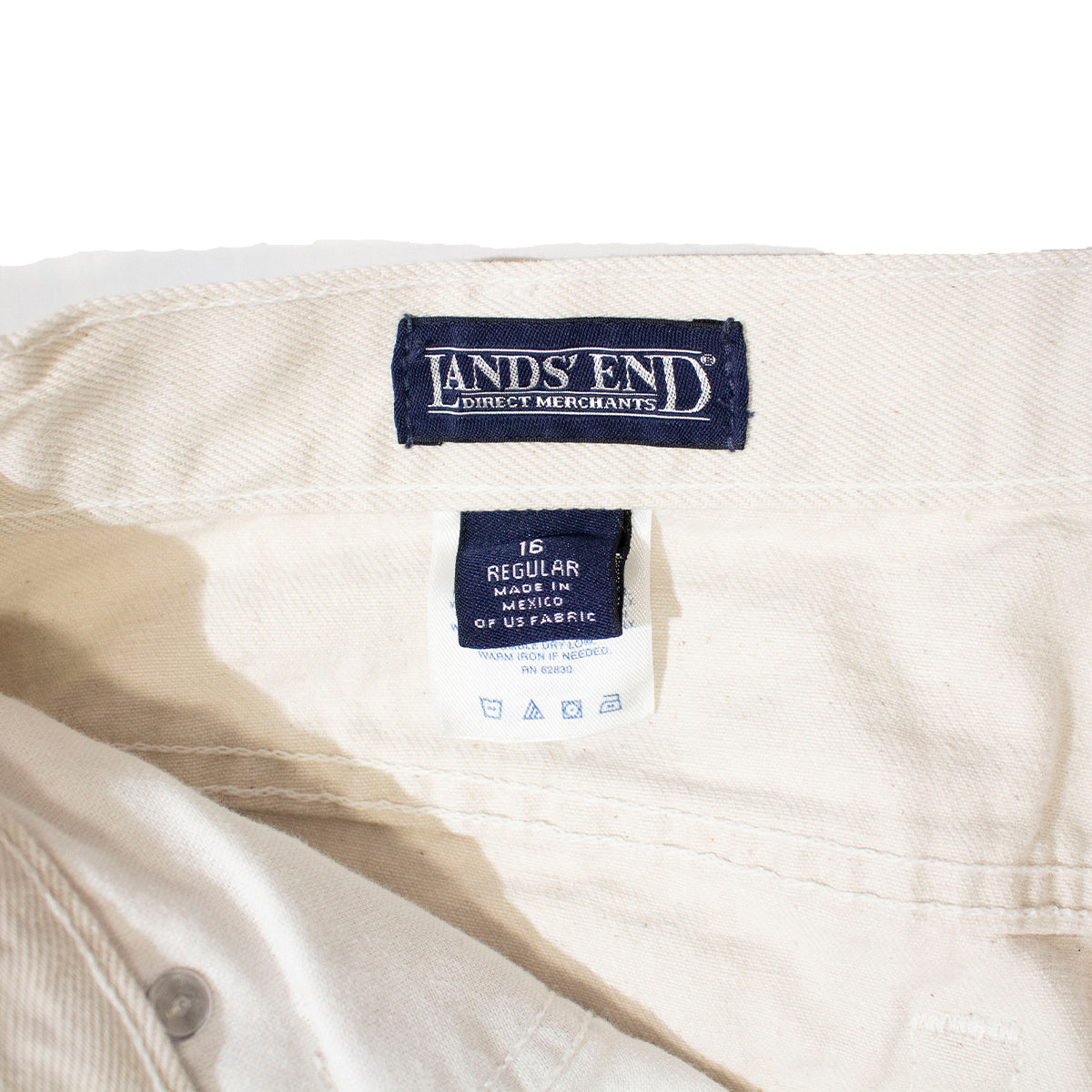 White Denim Pants