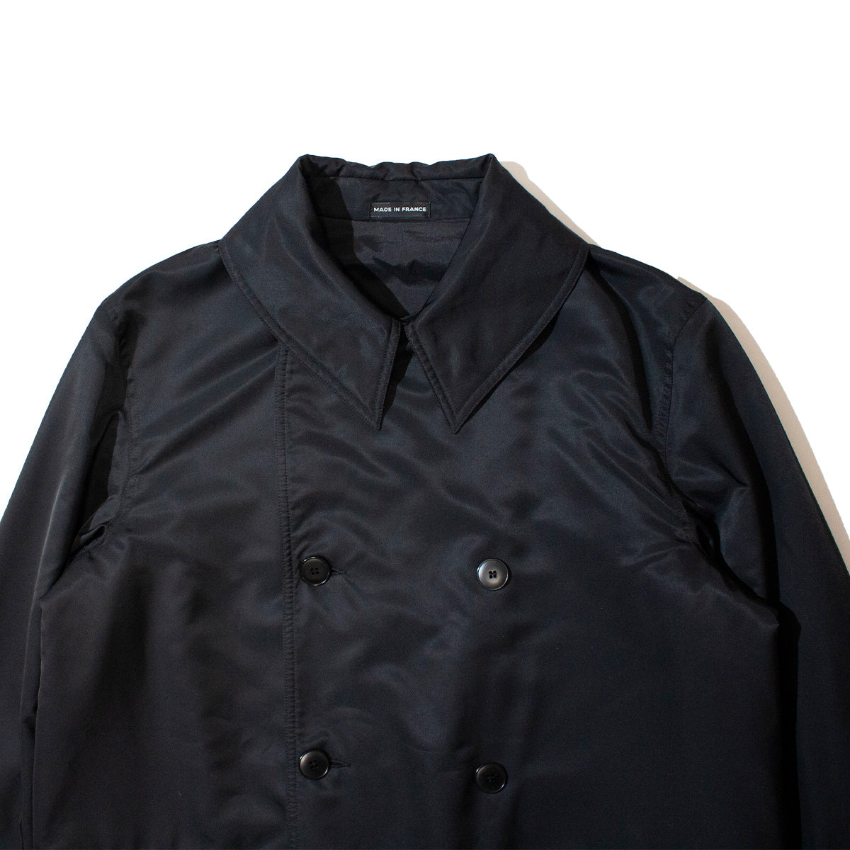 Nylon Pea Coat