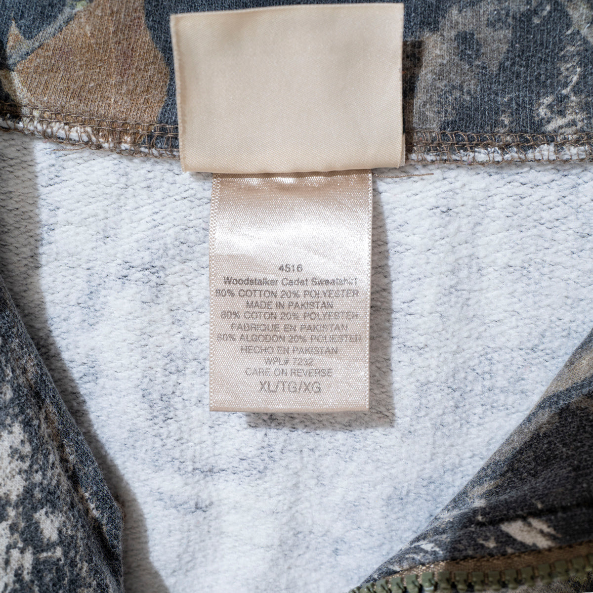 TREESTAND Camo Halfzip Sweat