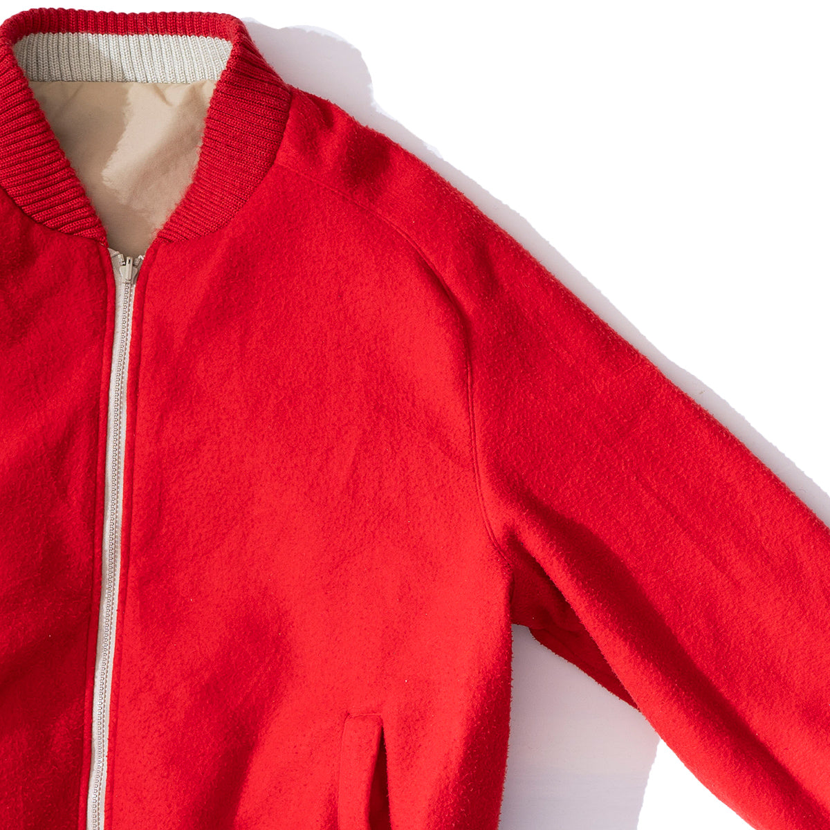 Reversible Zip Stadium Jacket