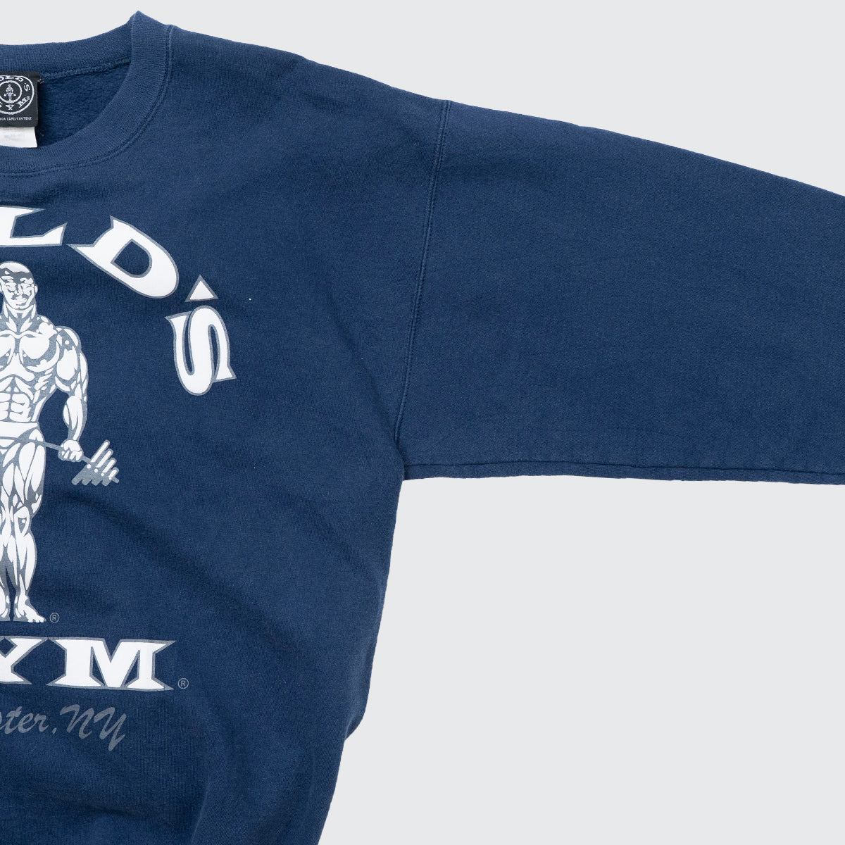 Printed Navy Sweat