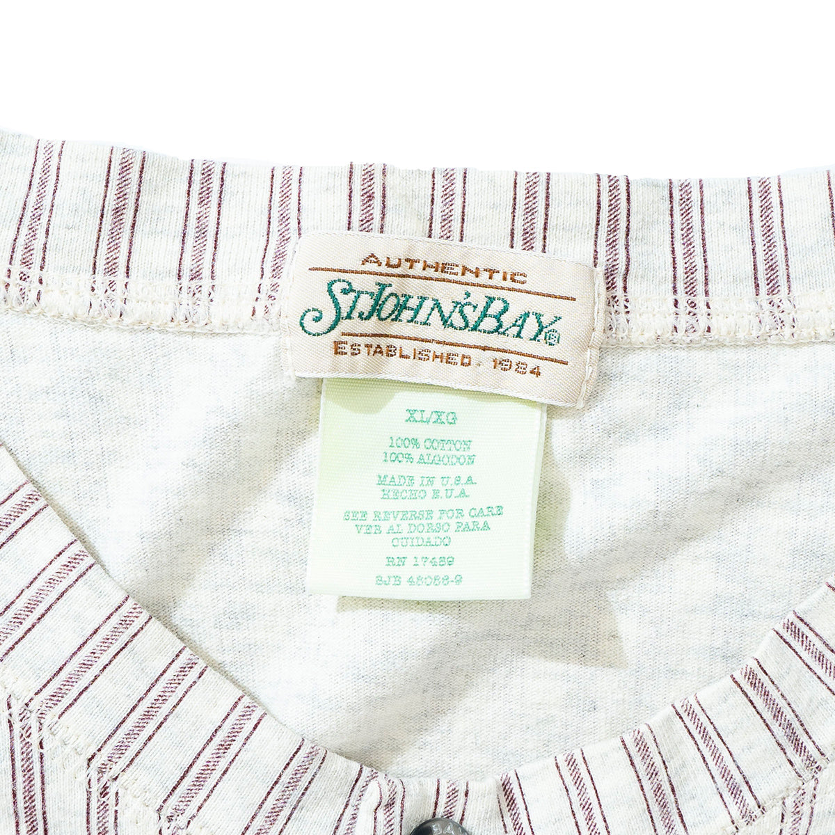 Stripe Henllyneck L/S Tee Made in U.S.A.