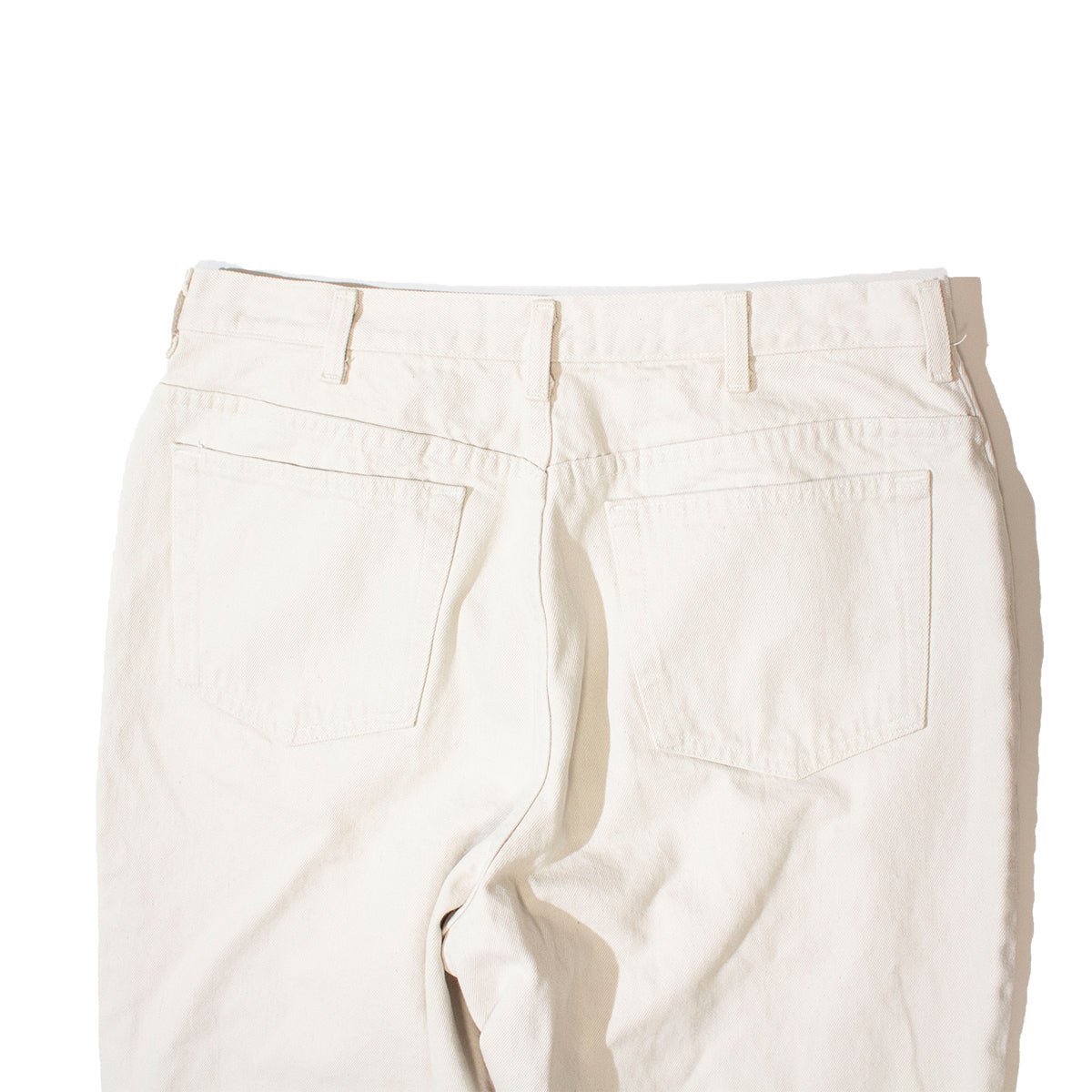 White Denim Pants