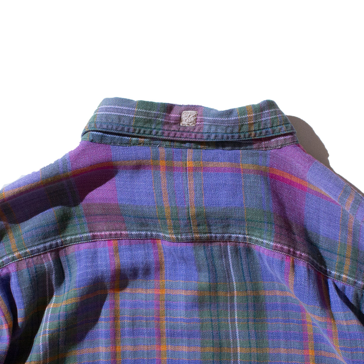 Cotton Check Reguler Collar Shirt