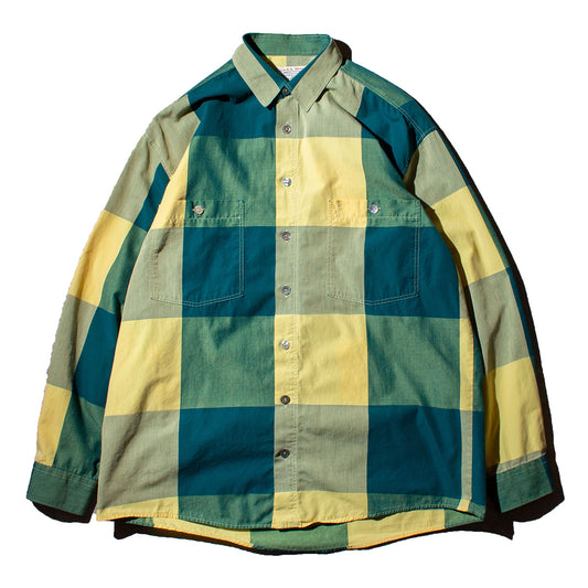 Large Check Pattern Shirt