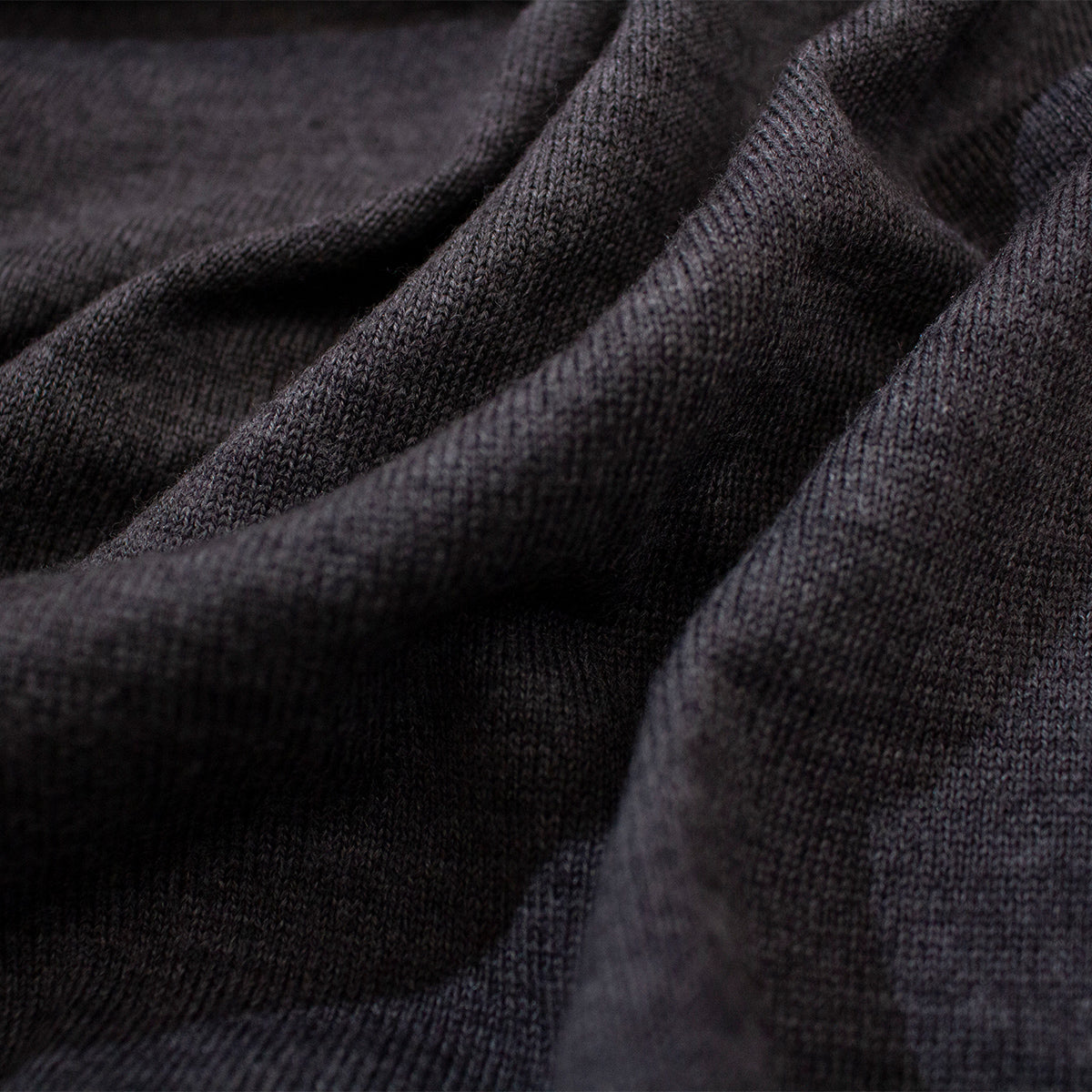 Wool mockneck sweater