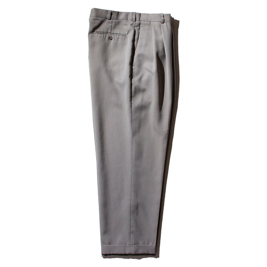 2Tuck Polyester×Wool Slacks