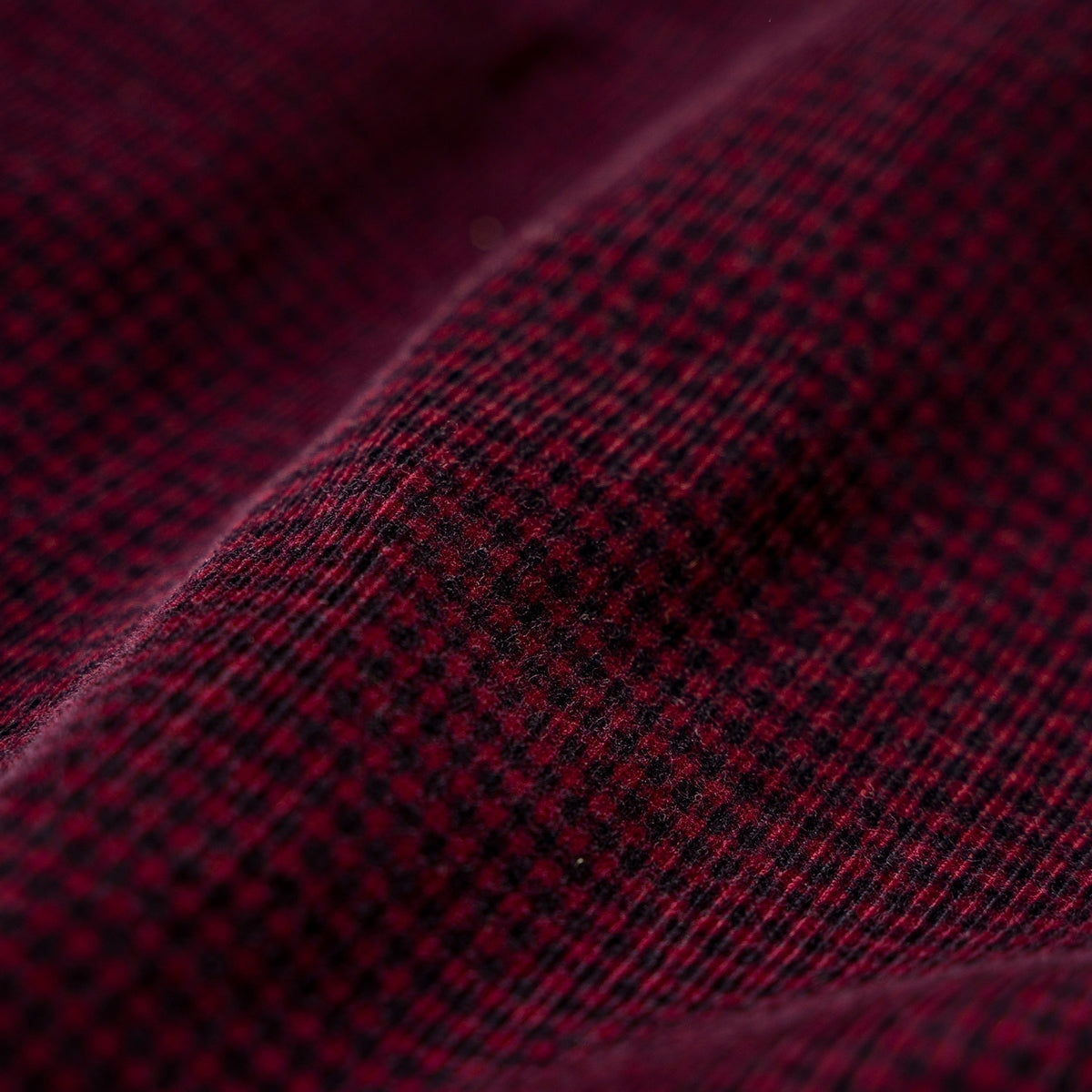 Corduroy Hound's-Tooth Check BD Shirt
