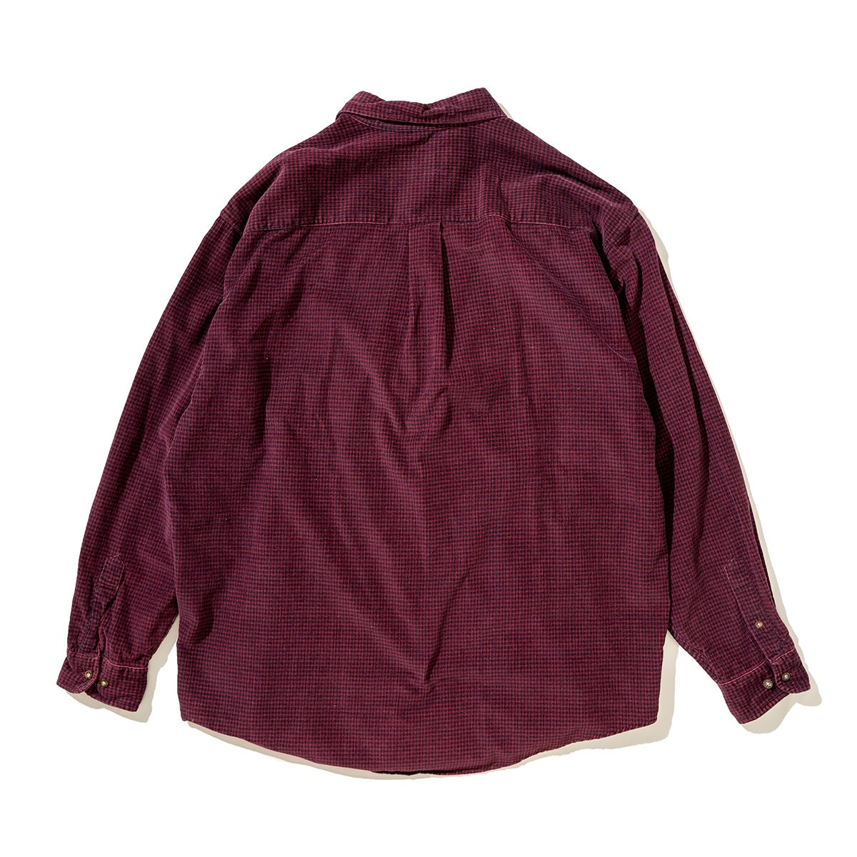 Corduroy Hound's-Tooth Check BD Shirt