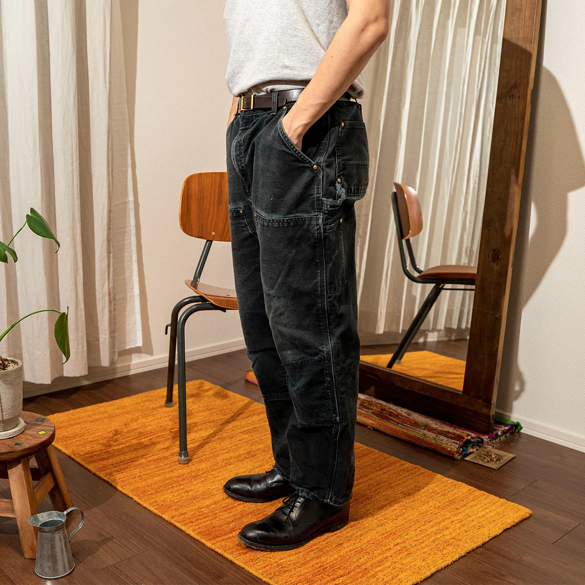 Double Knee Duck Pants "Faded"