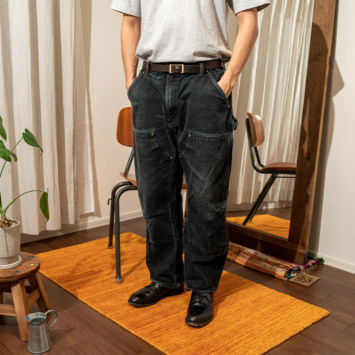 Double Knee Duck Pants "Faded"
