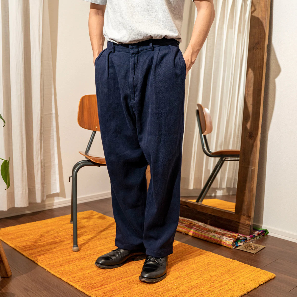 2Tuck Cotton Slacks