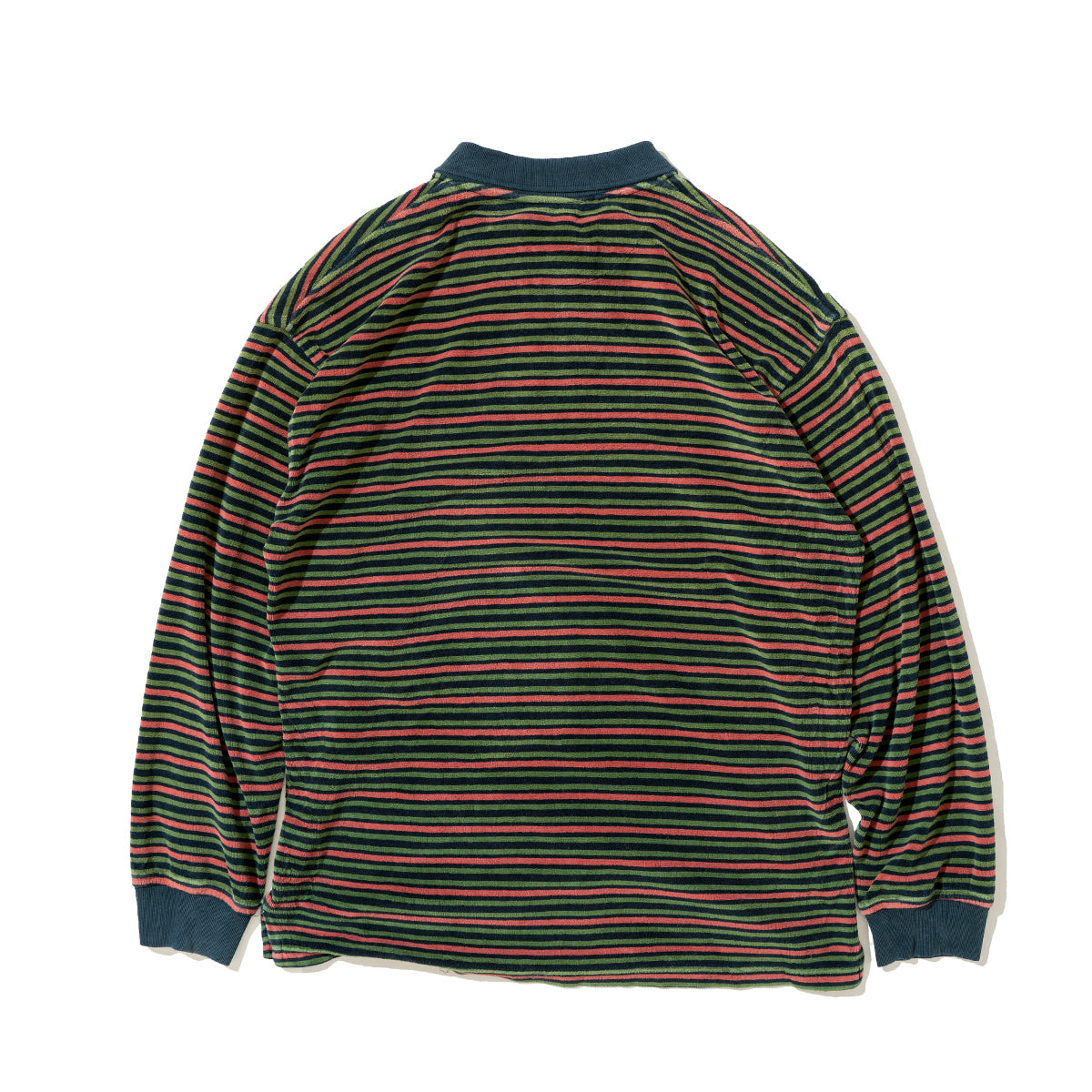 Multti Color Border Velor Polo Shirt