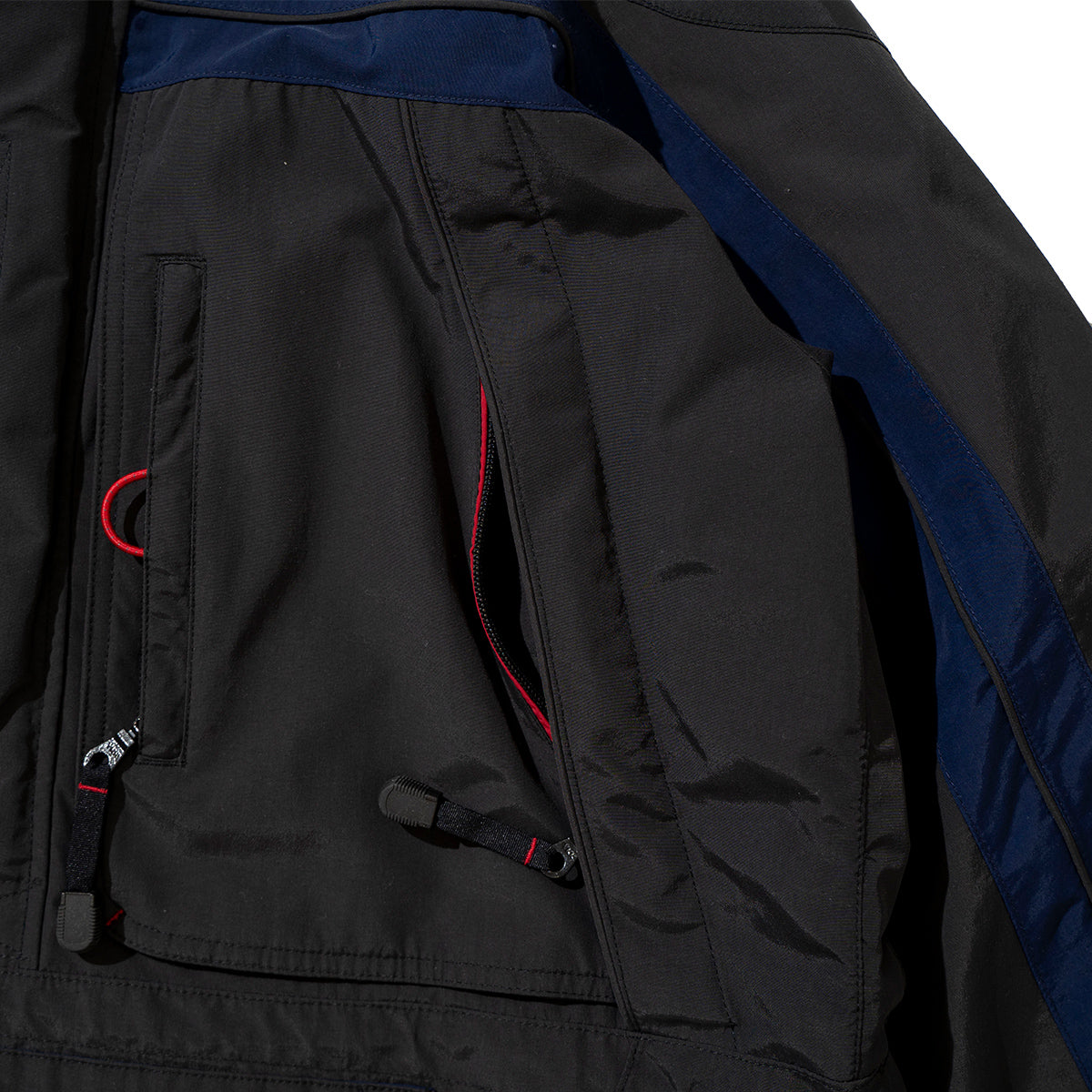"EBTEK" Nylon Anorak Pullover
