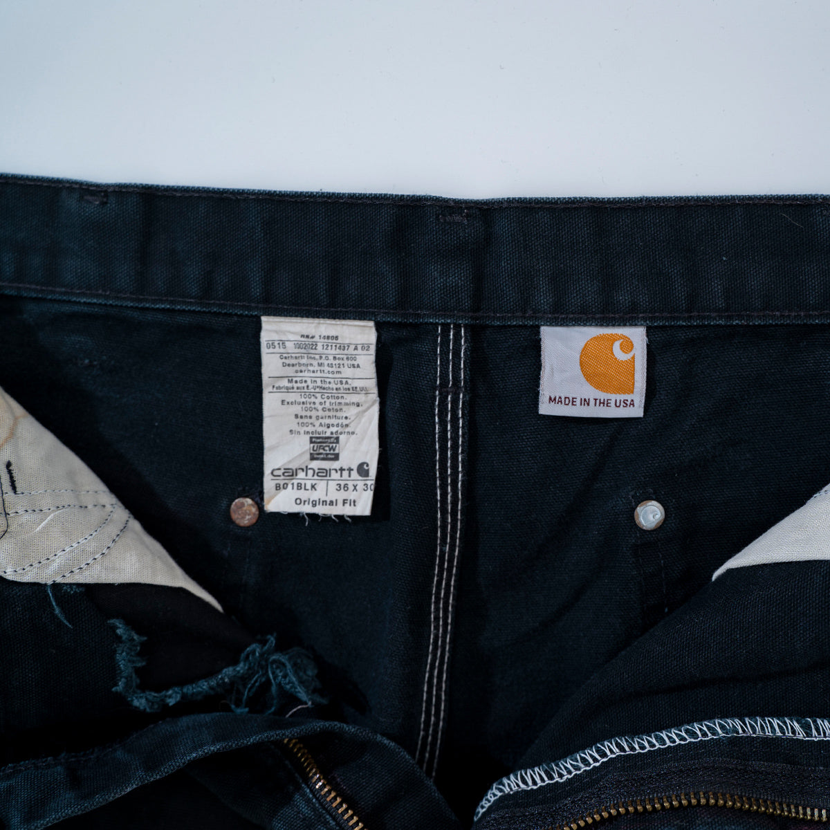 Double knee Painted Duck Pants Made in U.S.A.