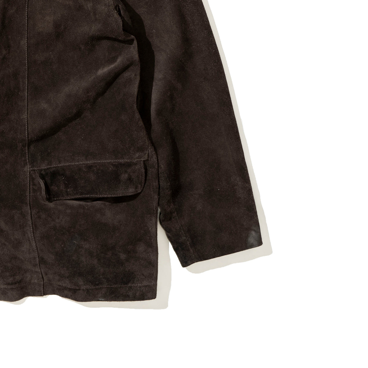 Suede Car Coat