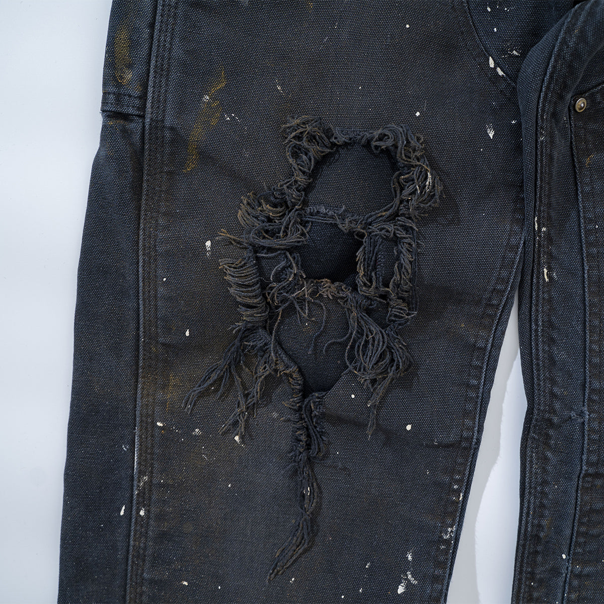 Double knee Painted Duck Pants