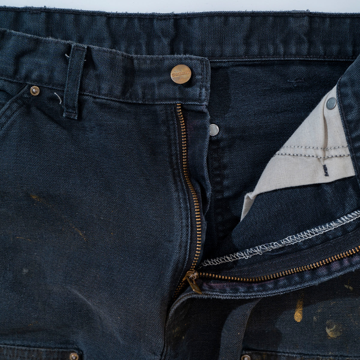 Double knee Painted Duck Pants