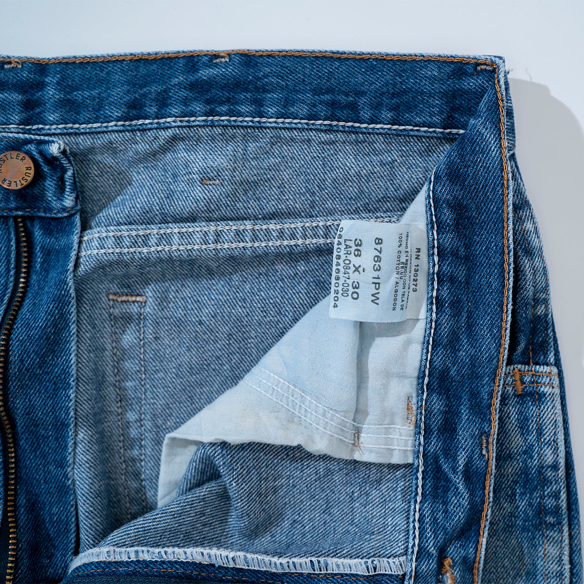 Straight Denim Pants