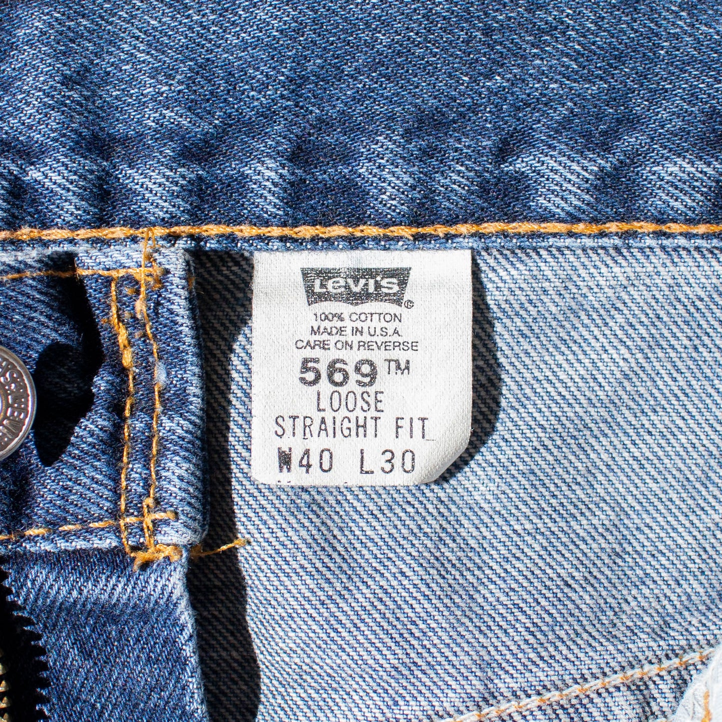 LOOSE STRAIGHT FIT Denim Pants Made in U.S.A.