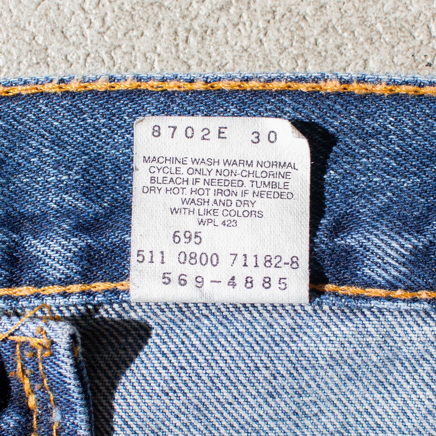 LOOSE STRAIGHT FIT Denim Pants Made in U.S.A.