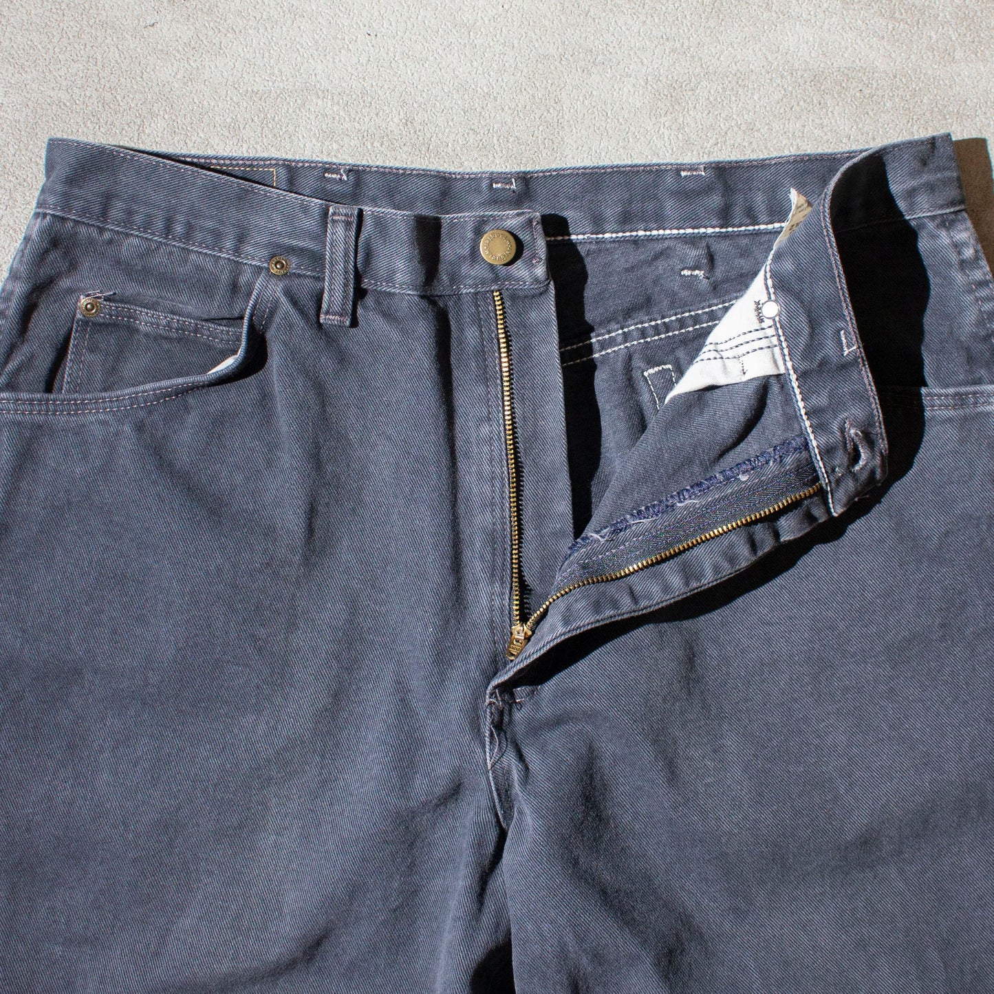 Black Denim Pants Made in U.S.A.