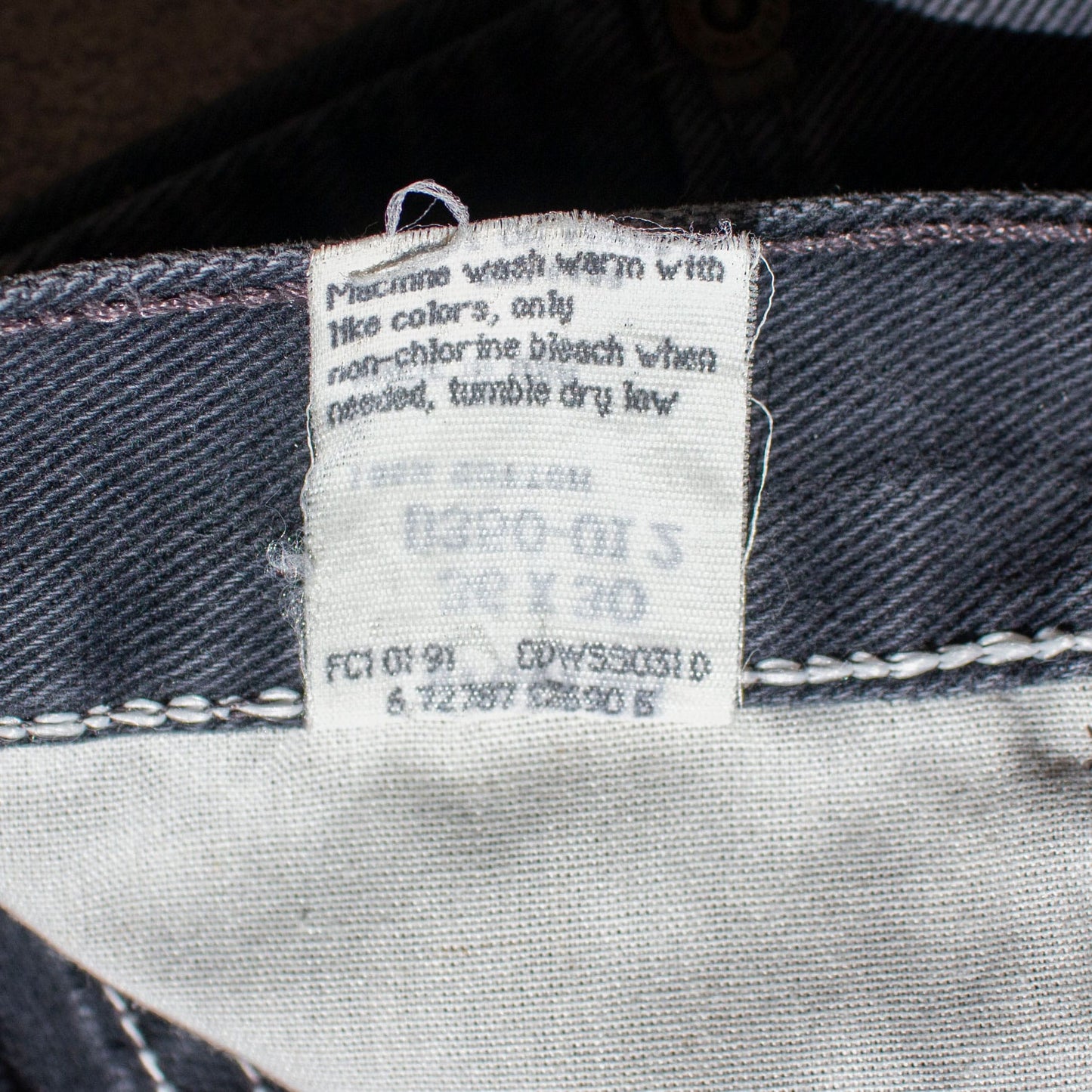 Black Denim Pants Made in U.S.A.