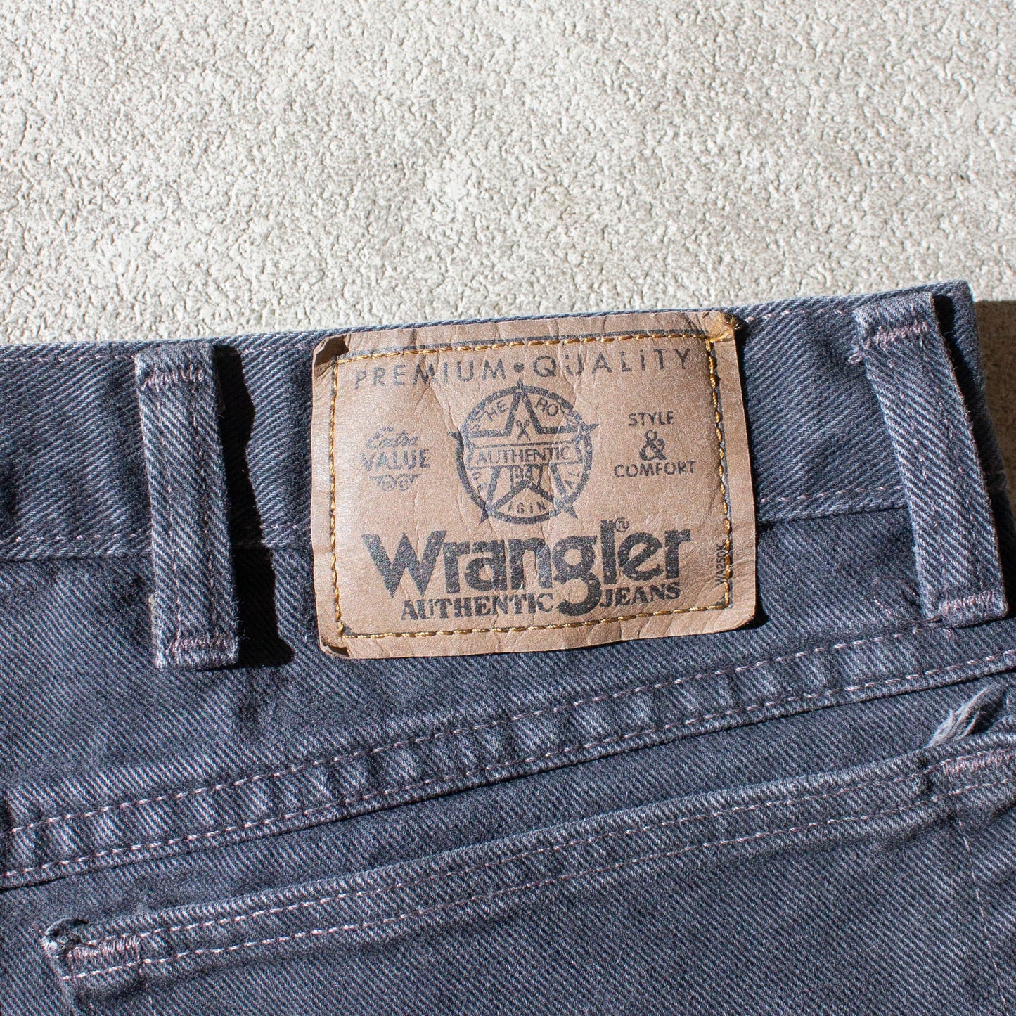 Black Denim Pants Made in U.S.A.