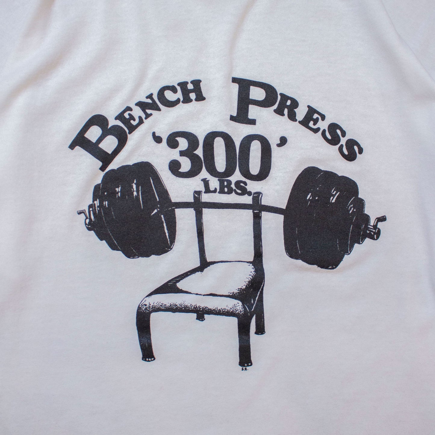 Bench Press 300lbs T-shirt【About L】