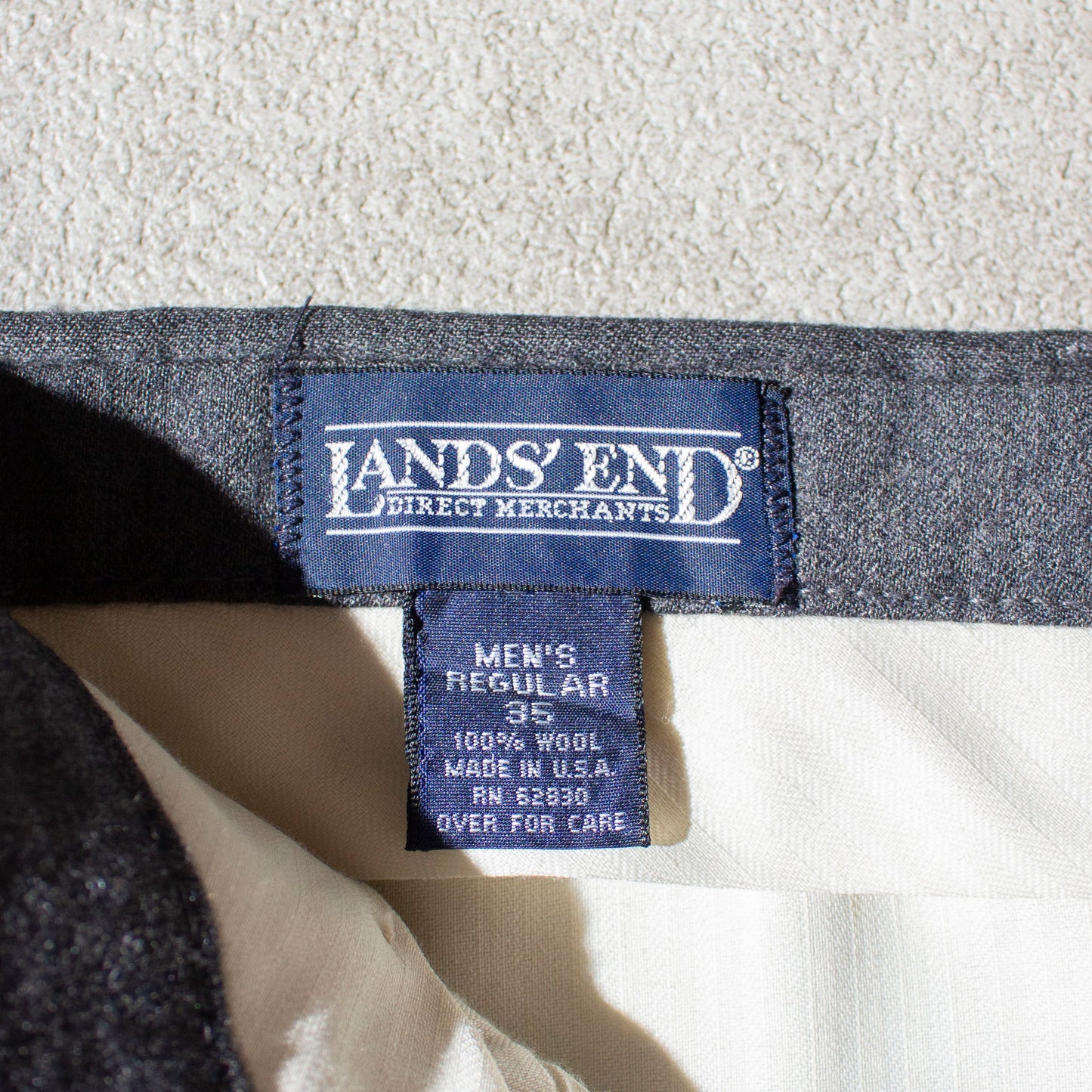 Wool Slacks Made in U.S.A.