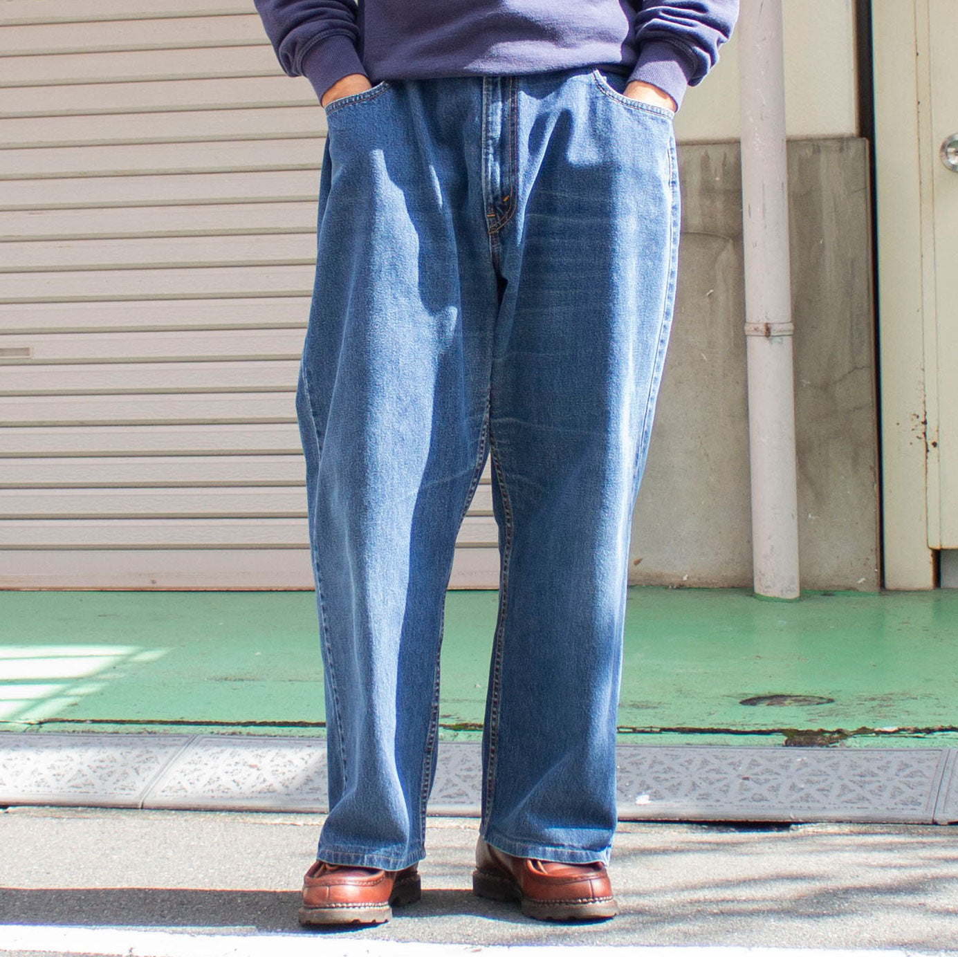 LOOSE STRAIGHT FIT Denim Pants Made in U.S.A.